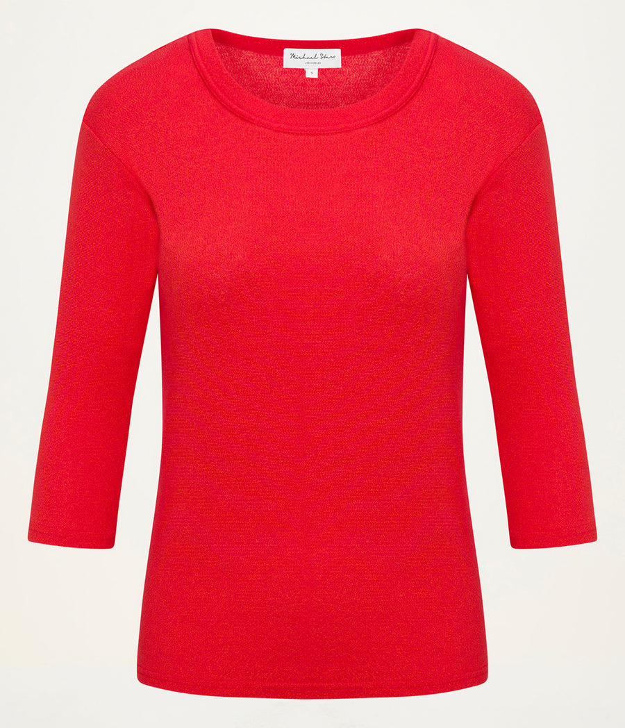Dora Shine 3/4 Sleeve Tee POMODORO / XL #POMODORO