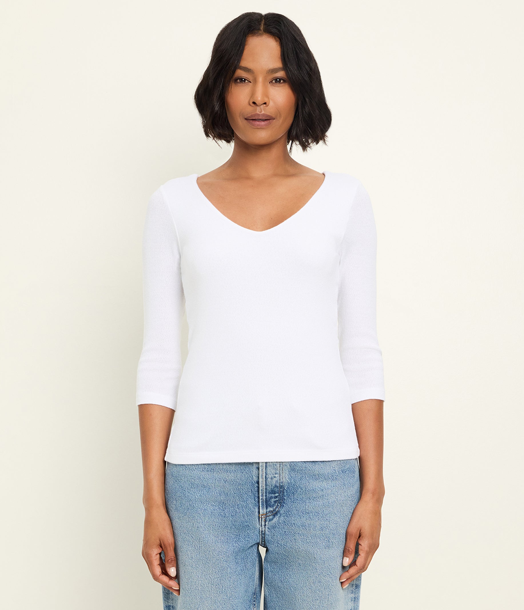 Angelina Shine V-Neck Tee
