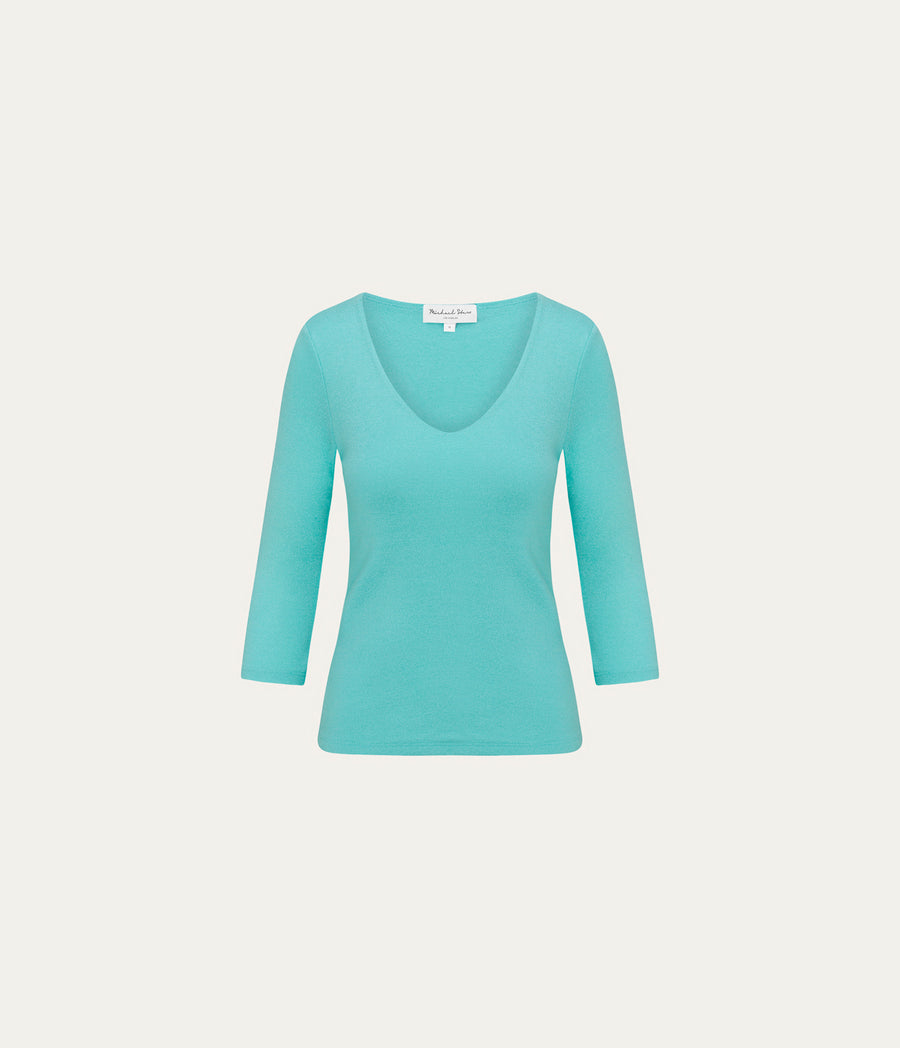 Angelina Shine V-Neck Tee