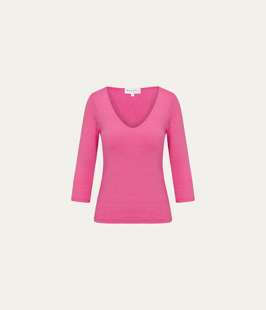 Angelina Shine V-Neck Tee