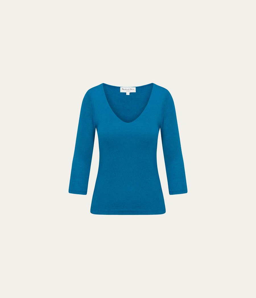 Angelina Shine V-Neck Tee