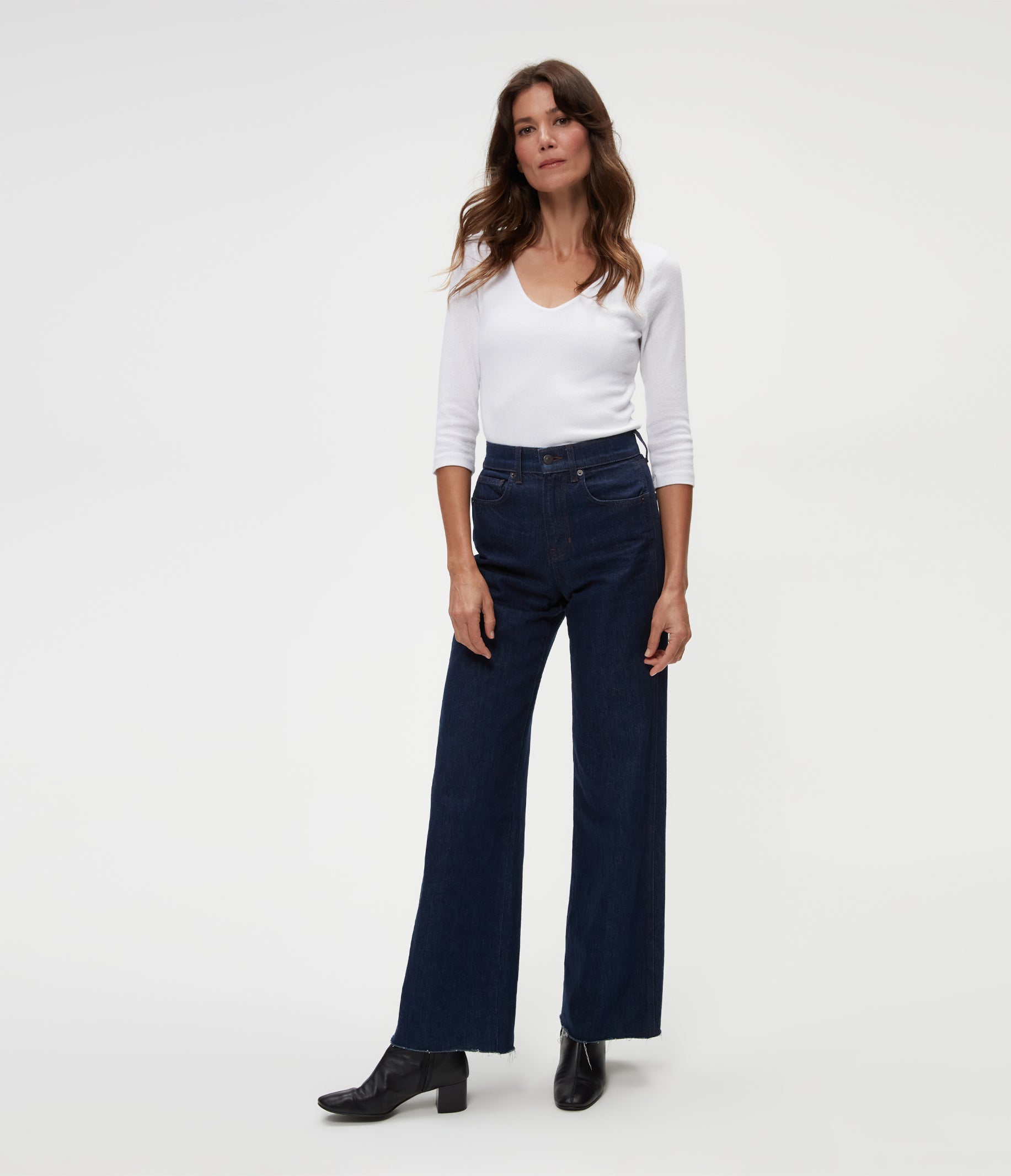 Angelina Shine V-Neck Tee