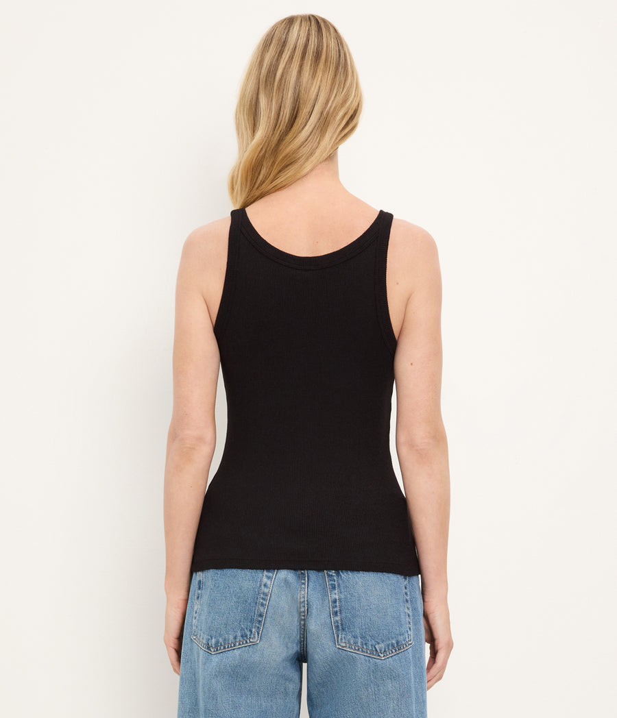 Nicole Shine Tank BLACK / XL #BLACK