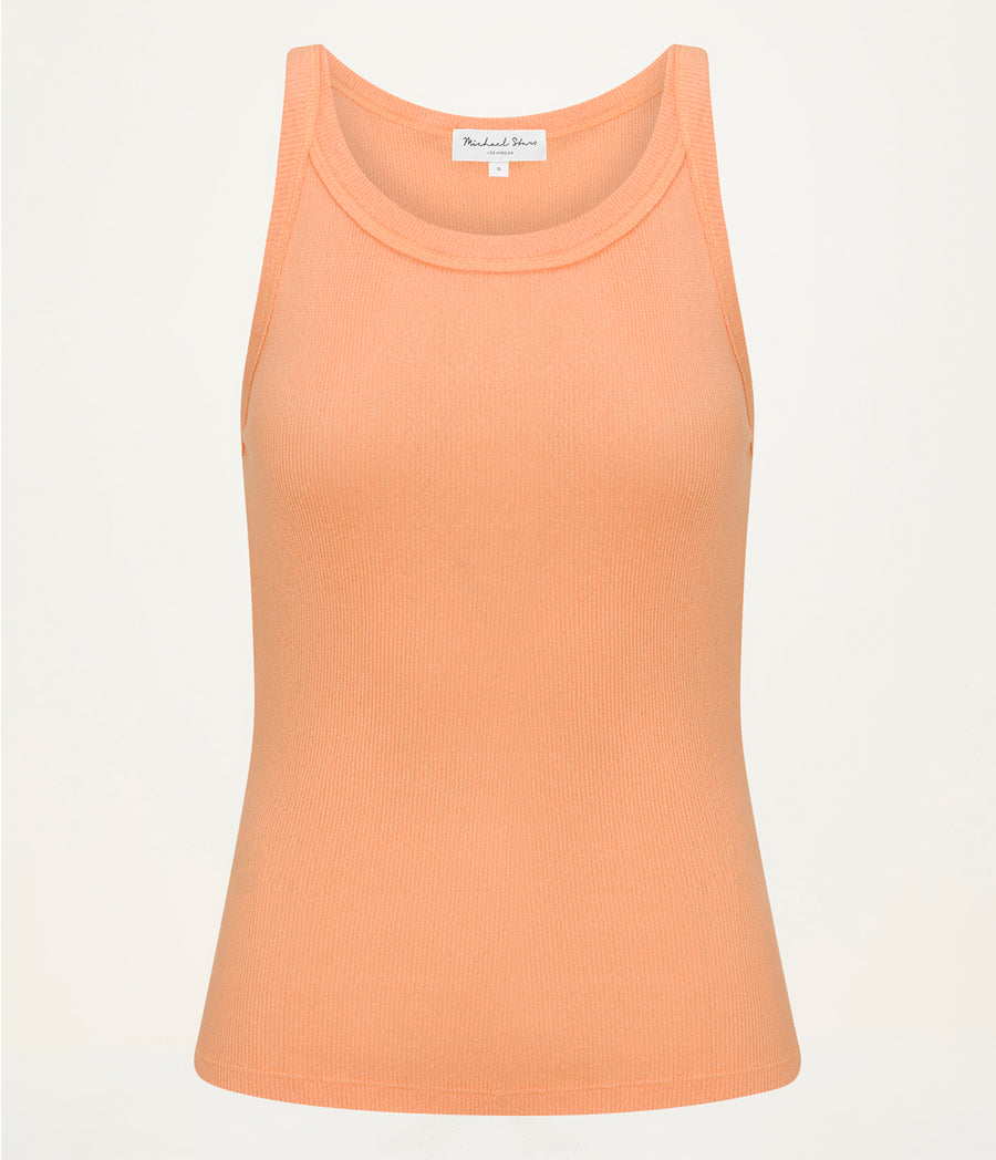 Nicole Shine Tank TANGERINE / XL #TANGERINE