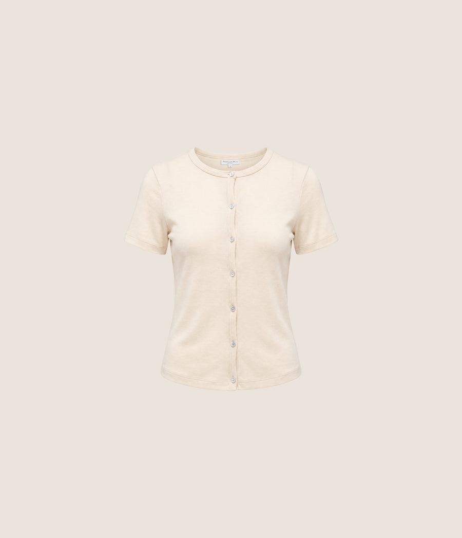 Valerie Button Front Tee