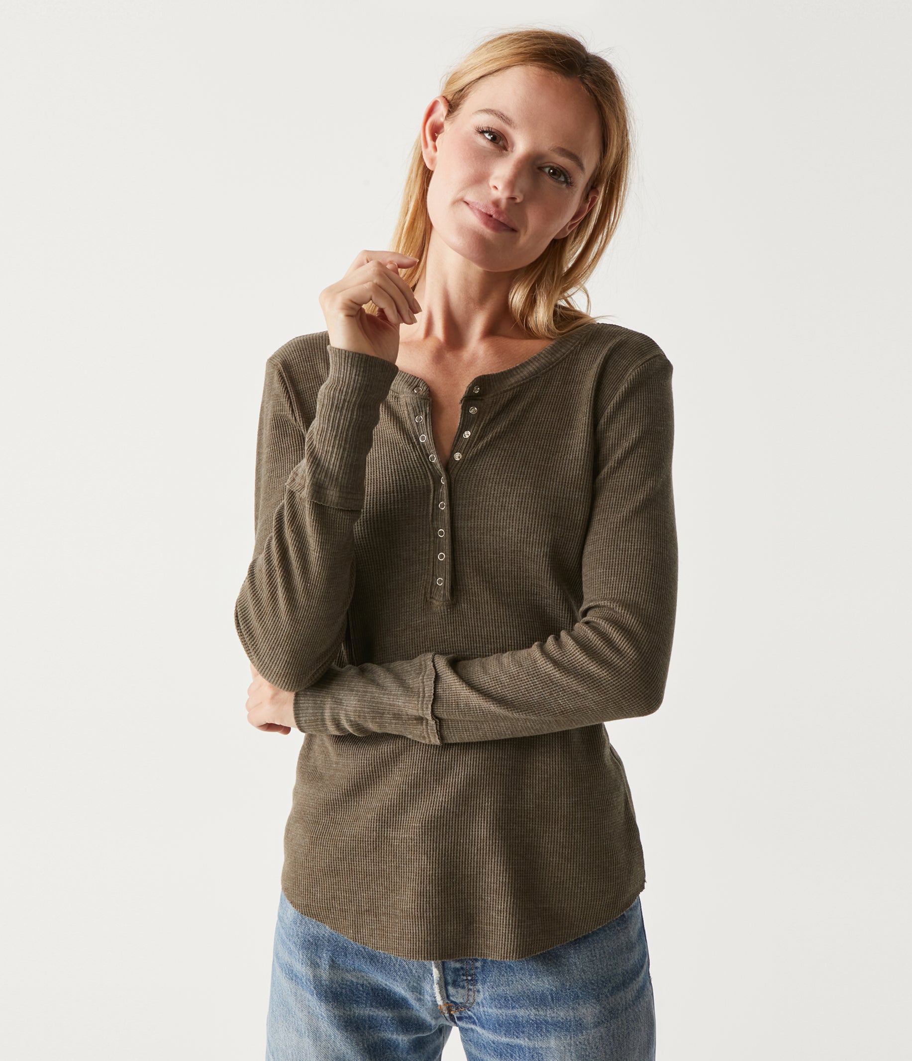 Regan Thermal Henley Tee