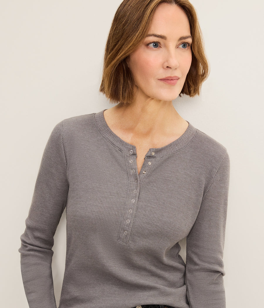 Regan Thermal Henley Tee