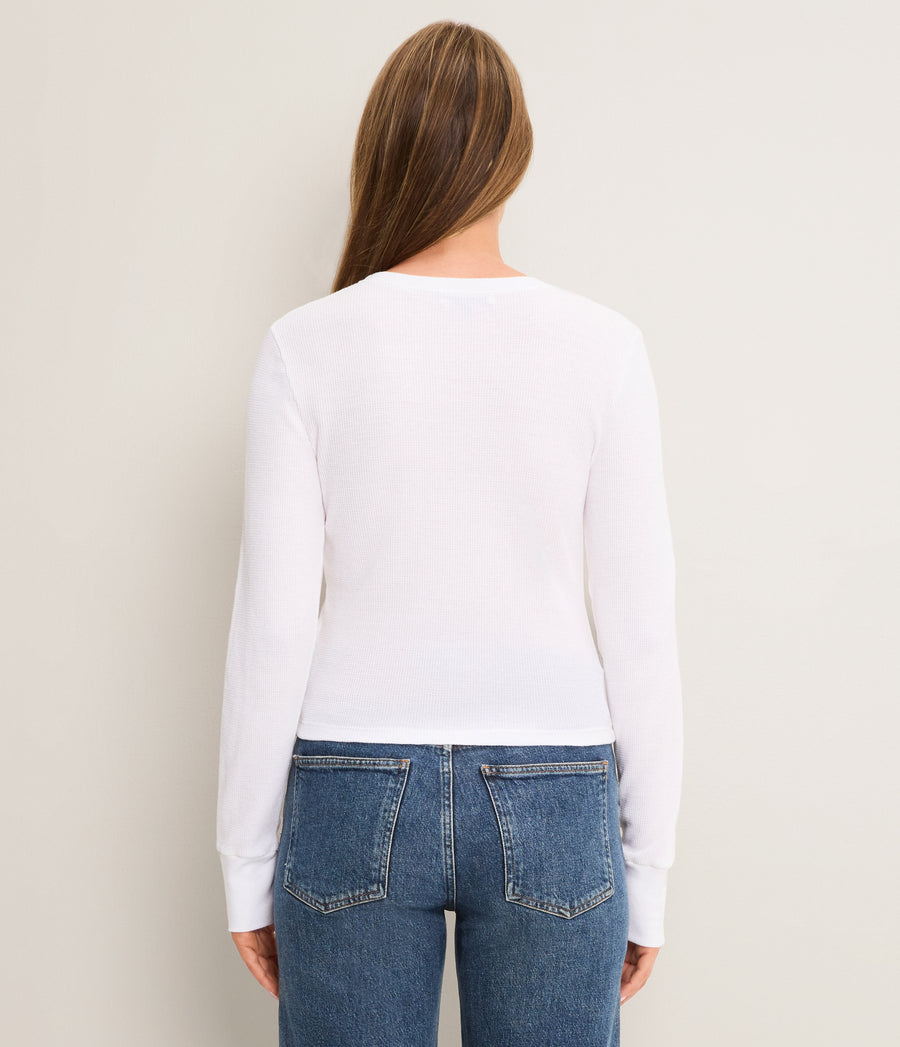 Palmer Thermal Cropped Tee