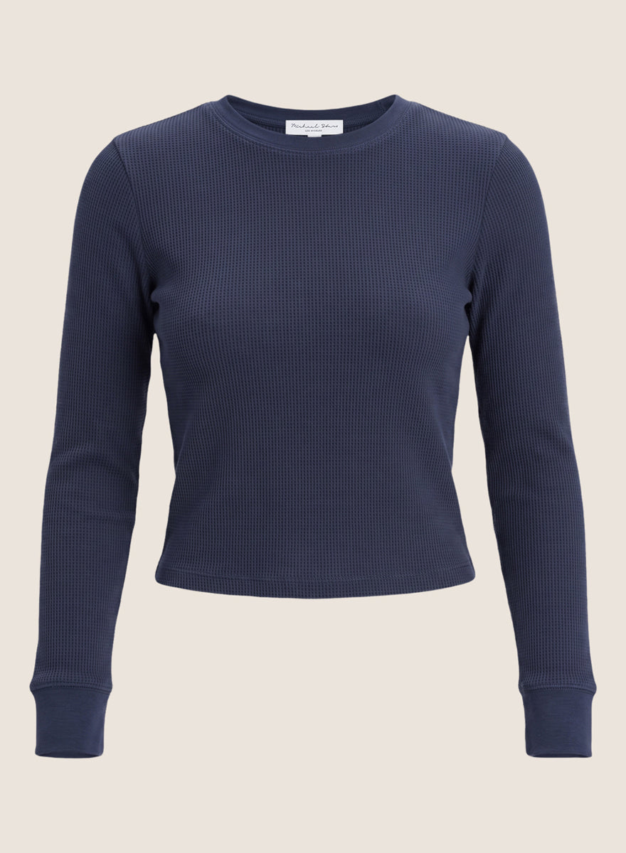 Palmer Thermal Cropped Tee