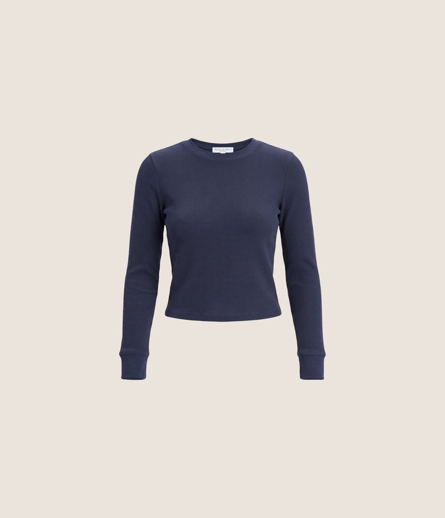 Palmer Thermal Cropped Tee