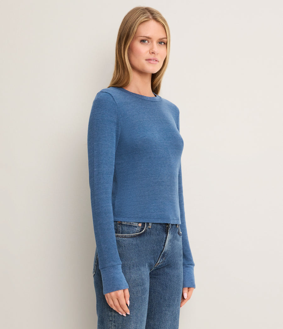 Palmer Thermal Cropped Tee