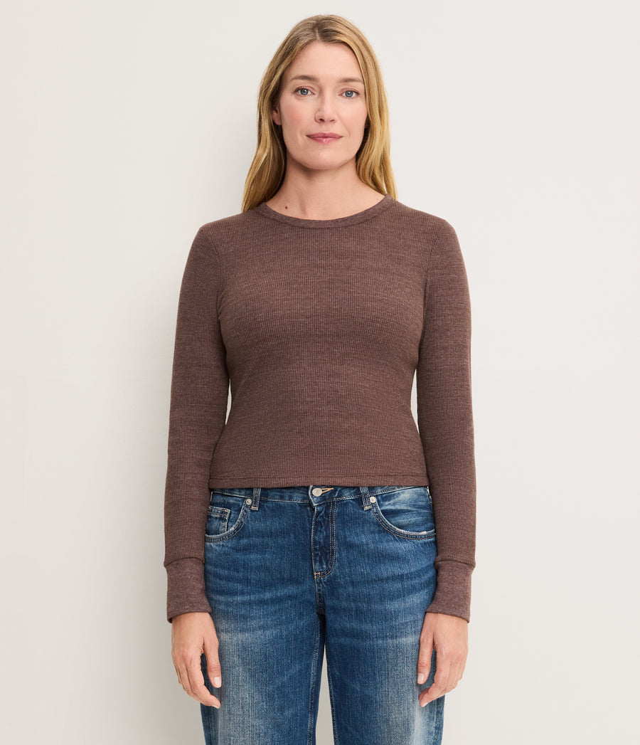 Palmer Thermal Cropped Tee
