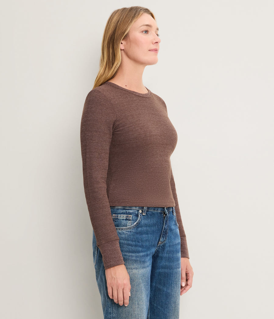 Palmer Thermal Cropped Tee