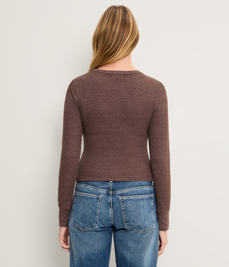 Palmer Thermal Cropped Tee