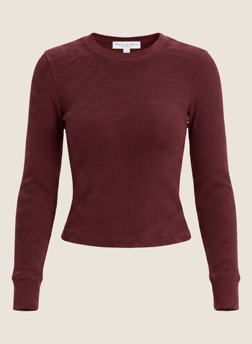 Palmer Thermal Cropped Tee