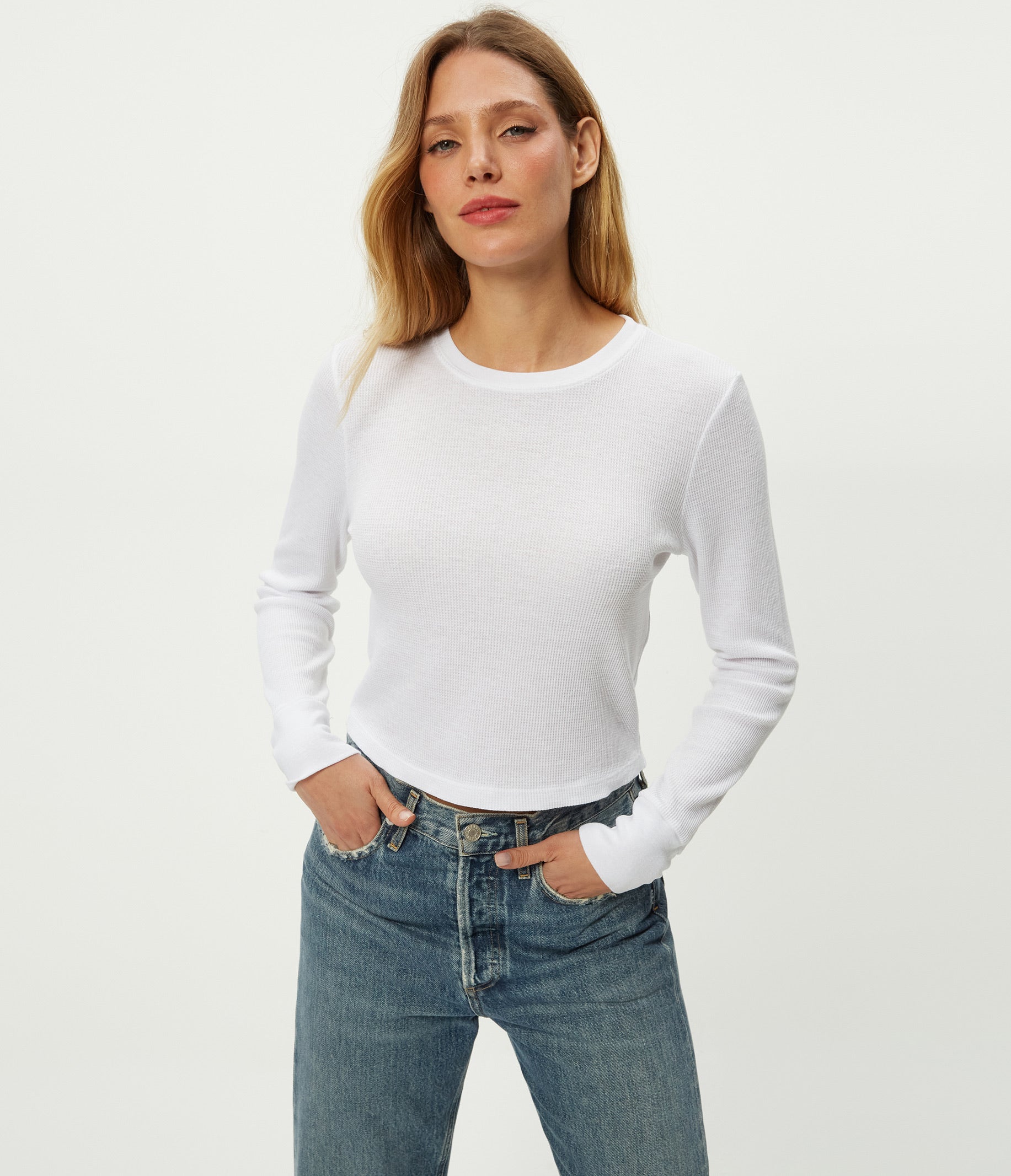 Palmer Thermal Cropped Tee