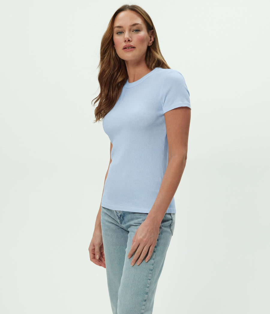 Lexy Tee in SPLASH Blue Side View #SPLASH