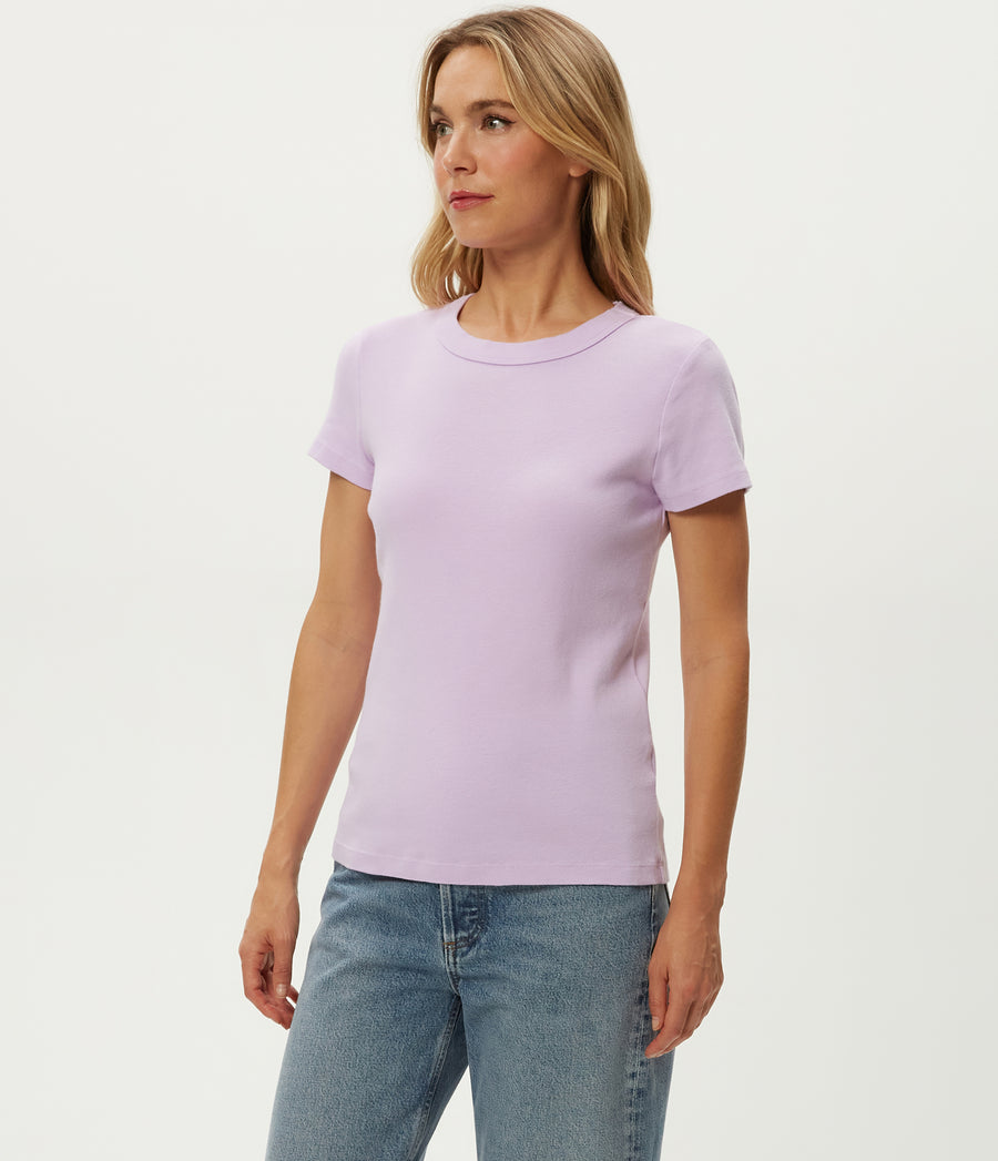 Lexy Tee in WHIMSY PURPLE Side View #WHIMSY