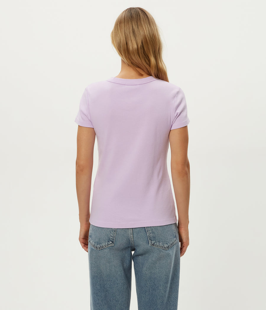 Lexy Tee in WHIMSY PURPLE Back View #WHIMSY