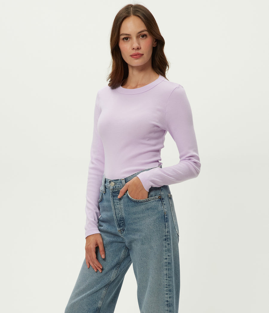 Nori Tee in WHIMSY PURPLE Side View #WHIMSY
