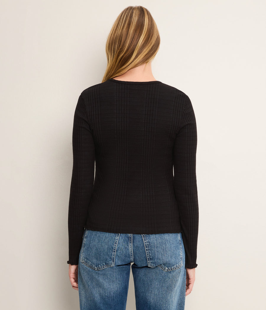 Zella Striped V-Neck Cardigan