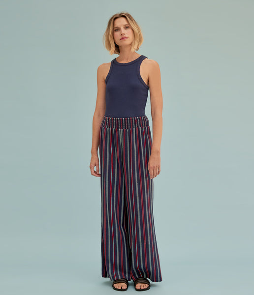 Sita Embroidered Wide Leg Pant