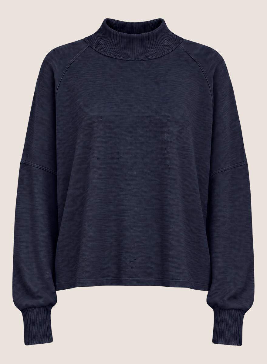 Frida Mock Neck Top