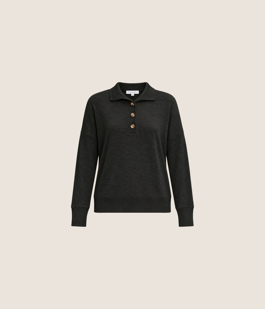 Bria Mixed Rib Henley