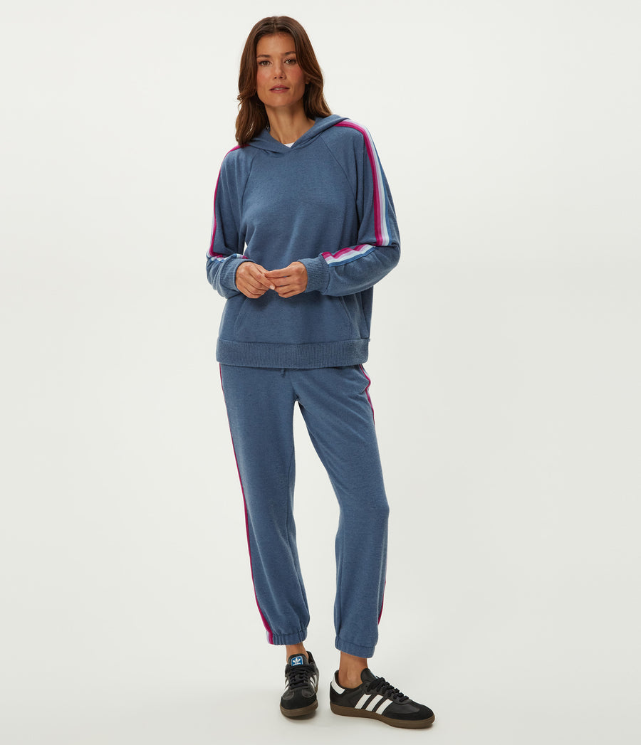Latoya Hoodie in STORM BLUE Blue Full Body View #STORM