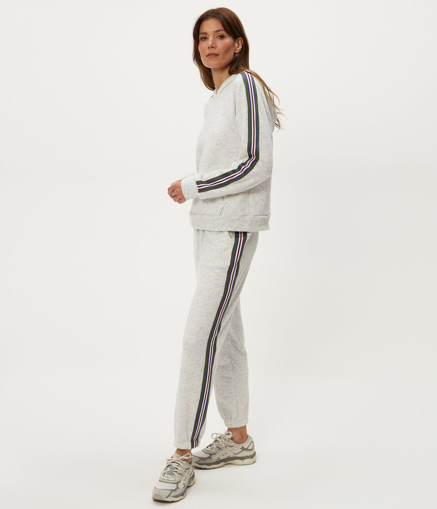 Dani Jogger in Chalk White Side View #CHALK