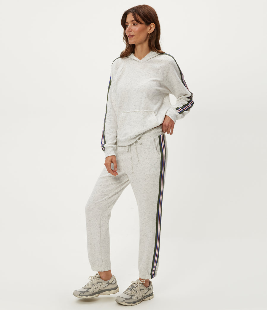 Dani Jogger in Chalk White Side View #CHALK