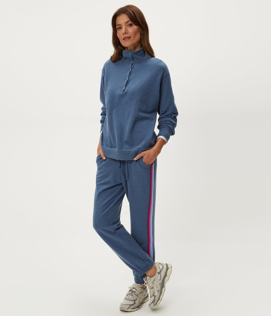 Dani Jogger in STORM BLUE Blue Full Body View #STORM