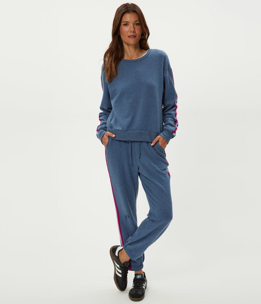 Dani Jogger in STORM BLUE Blue Close up View #STORM