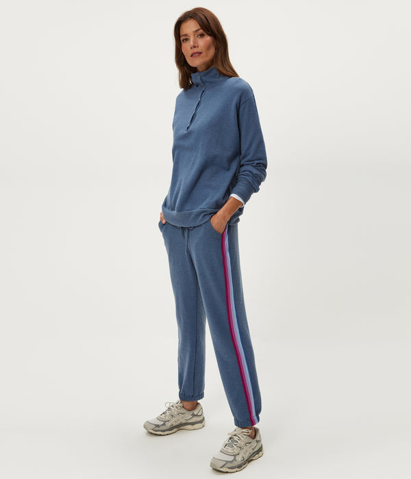 Dani Jogger in STORM BLUE Blue Side View #STORM