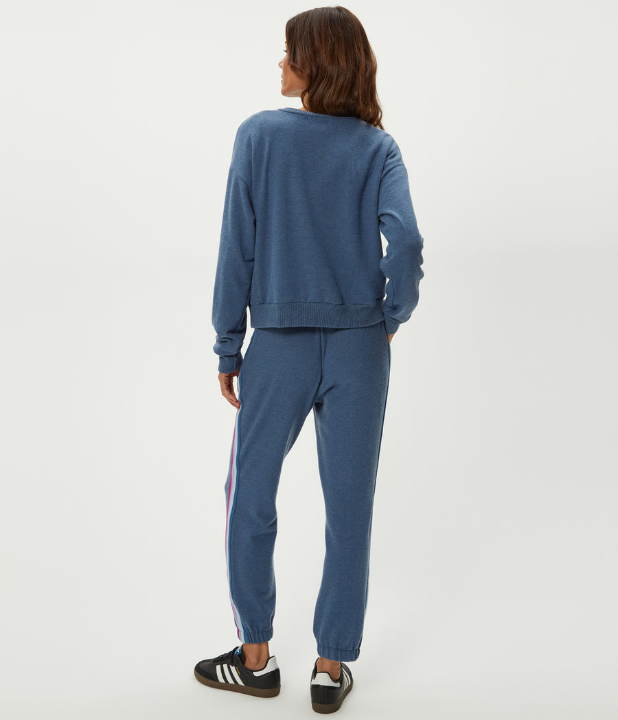 Dani Jogger in STORM BLUE Blue Back View #STORM