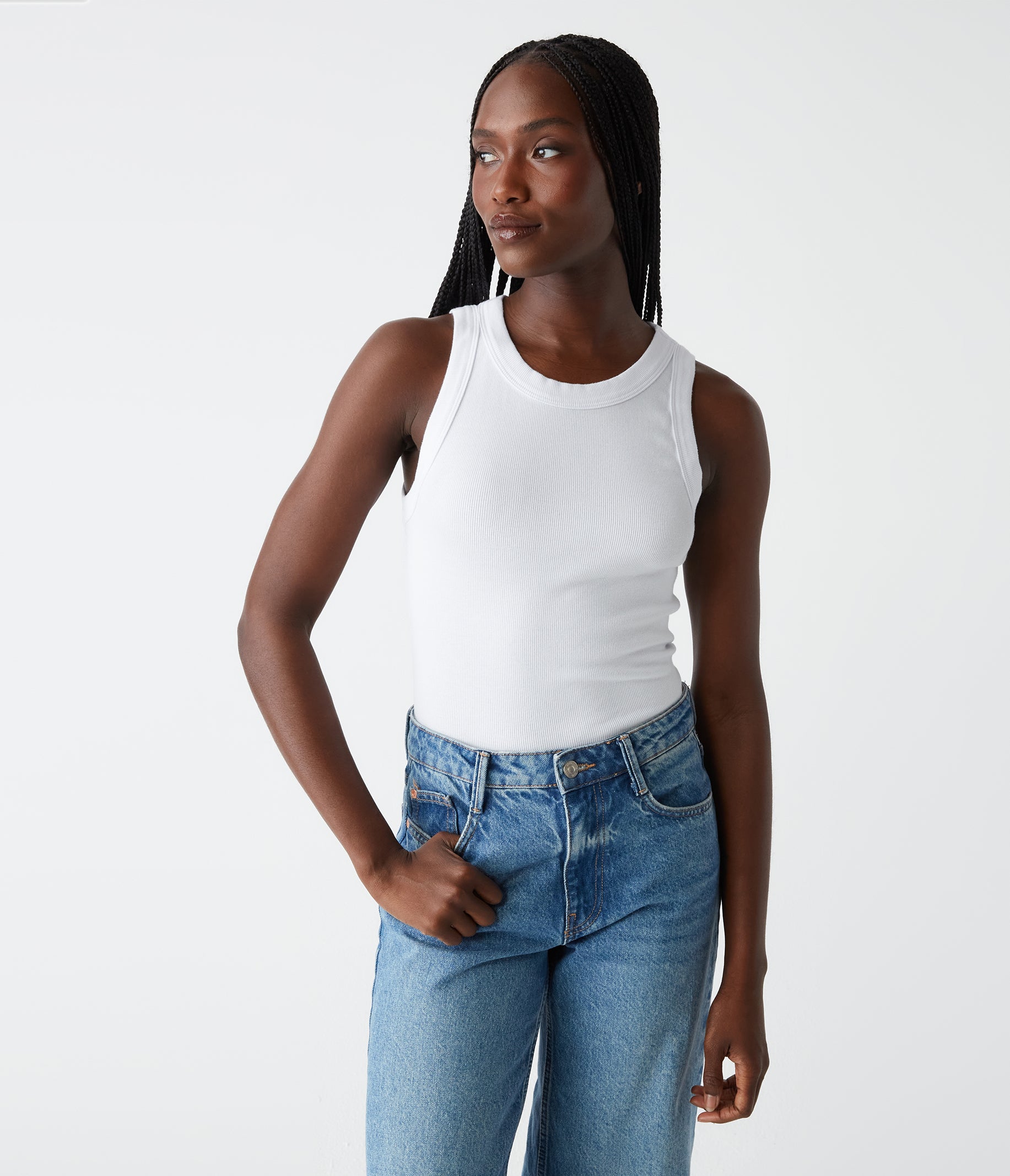 Women's Ribbed T-Shirts | MichaelStars.com
