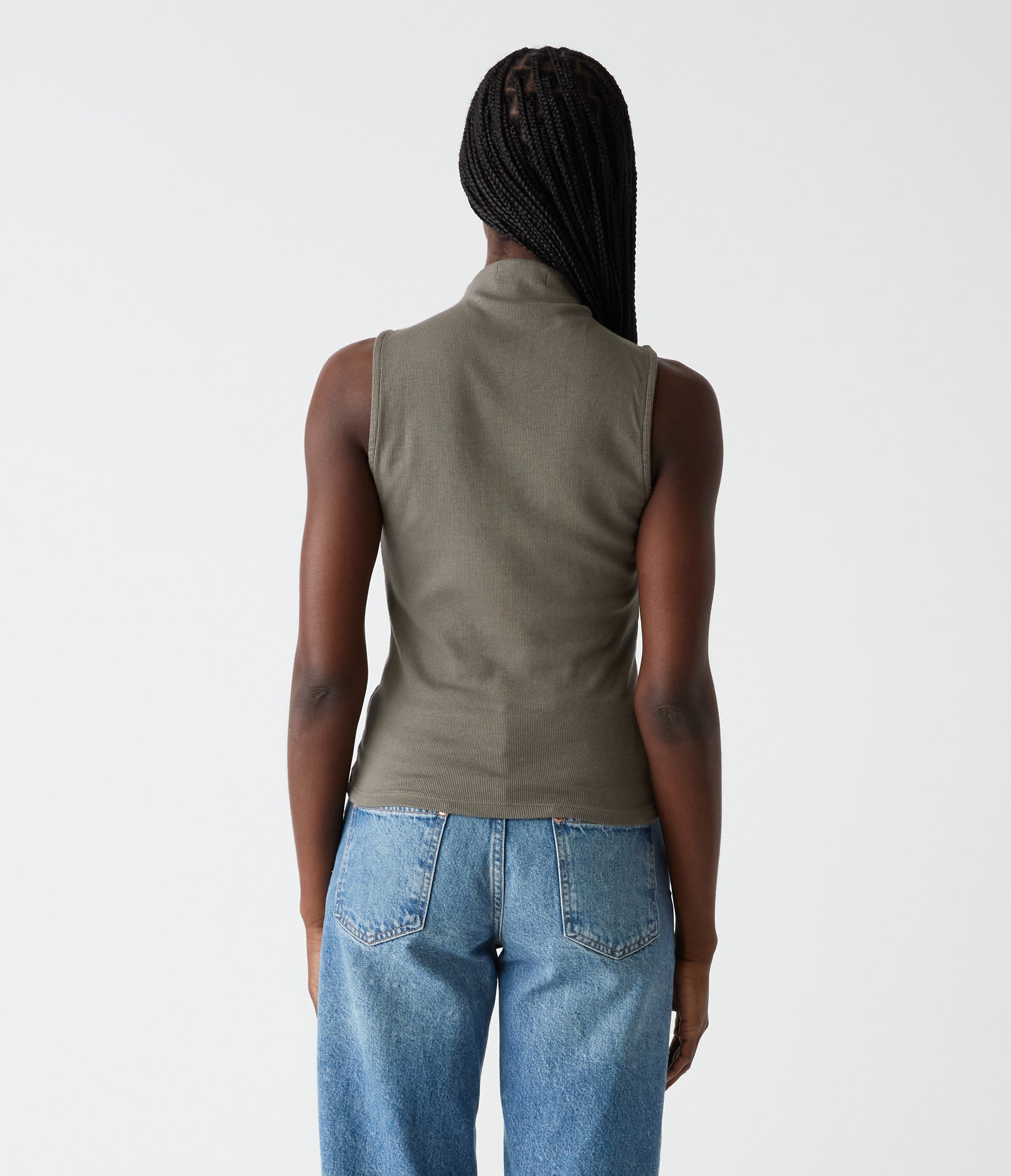 Monet Ruched Front Tank