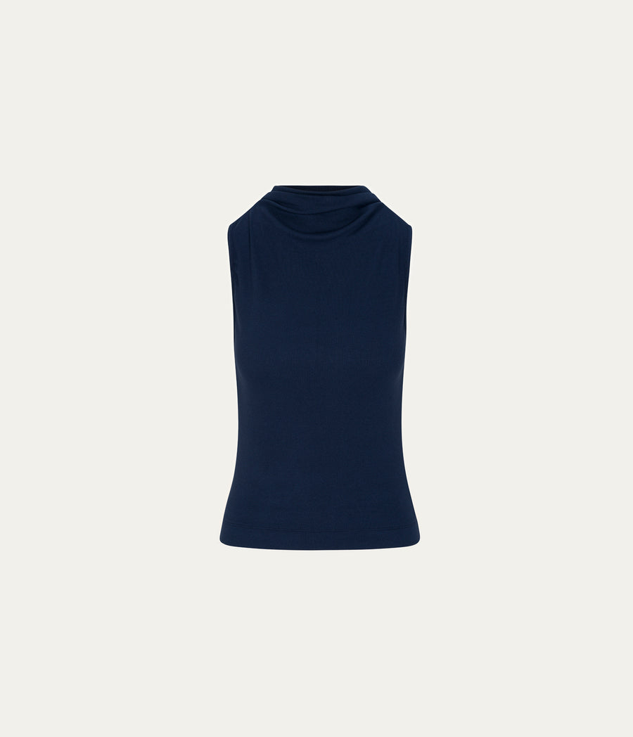 Chiara Drape Neck Tank