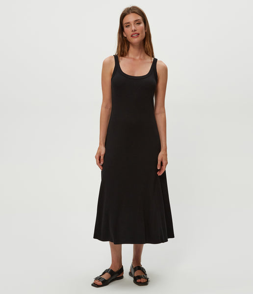 Women's Celine Midi Dress - Black - Size XS