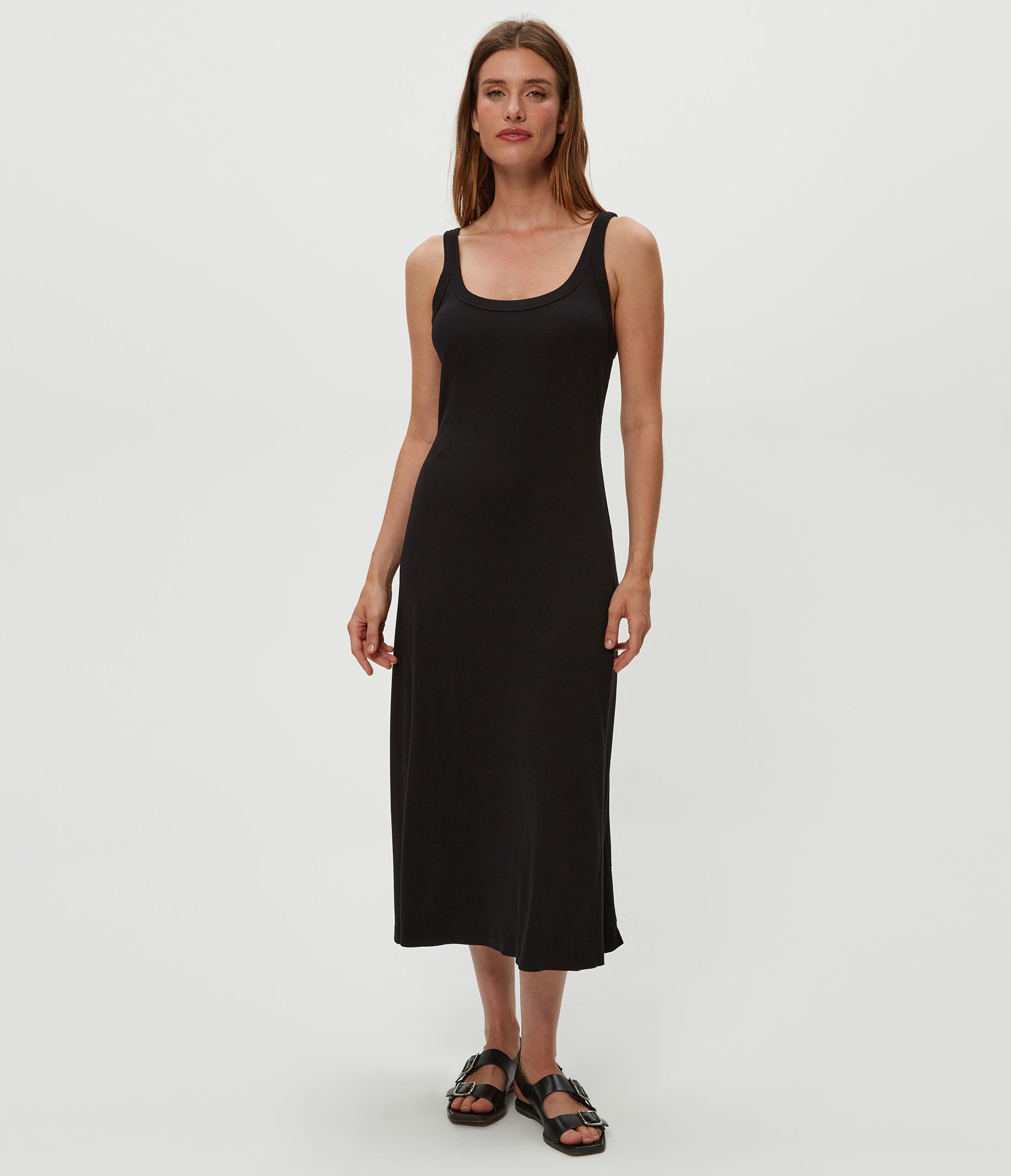 Women's Celine Midi Dress - Black - Size XS - Michael Stars Women's Celine Midi Dress - Black - Size XS - Michael Stars