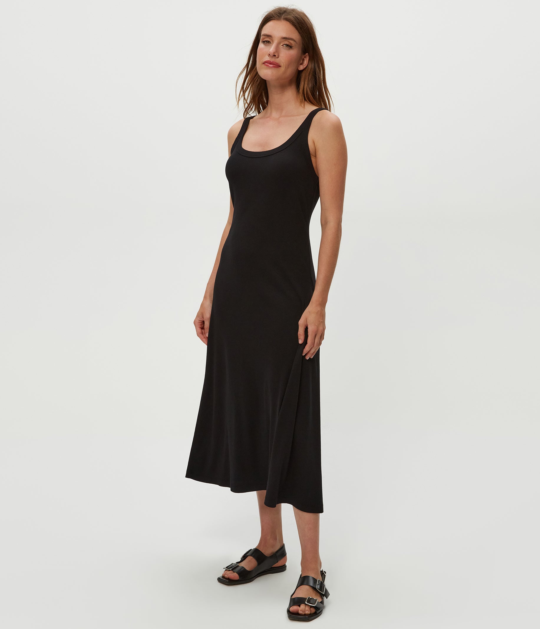 chinese dress ladies Michael Stars Women's Celine Midi Dress - Black