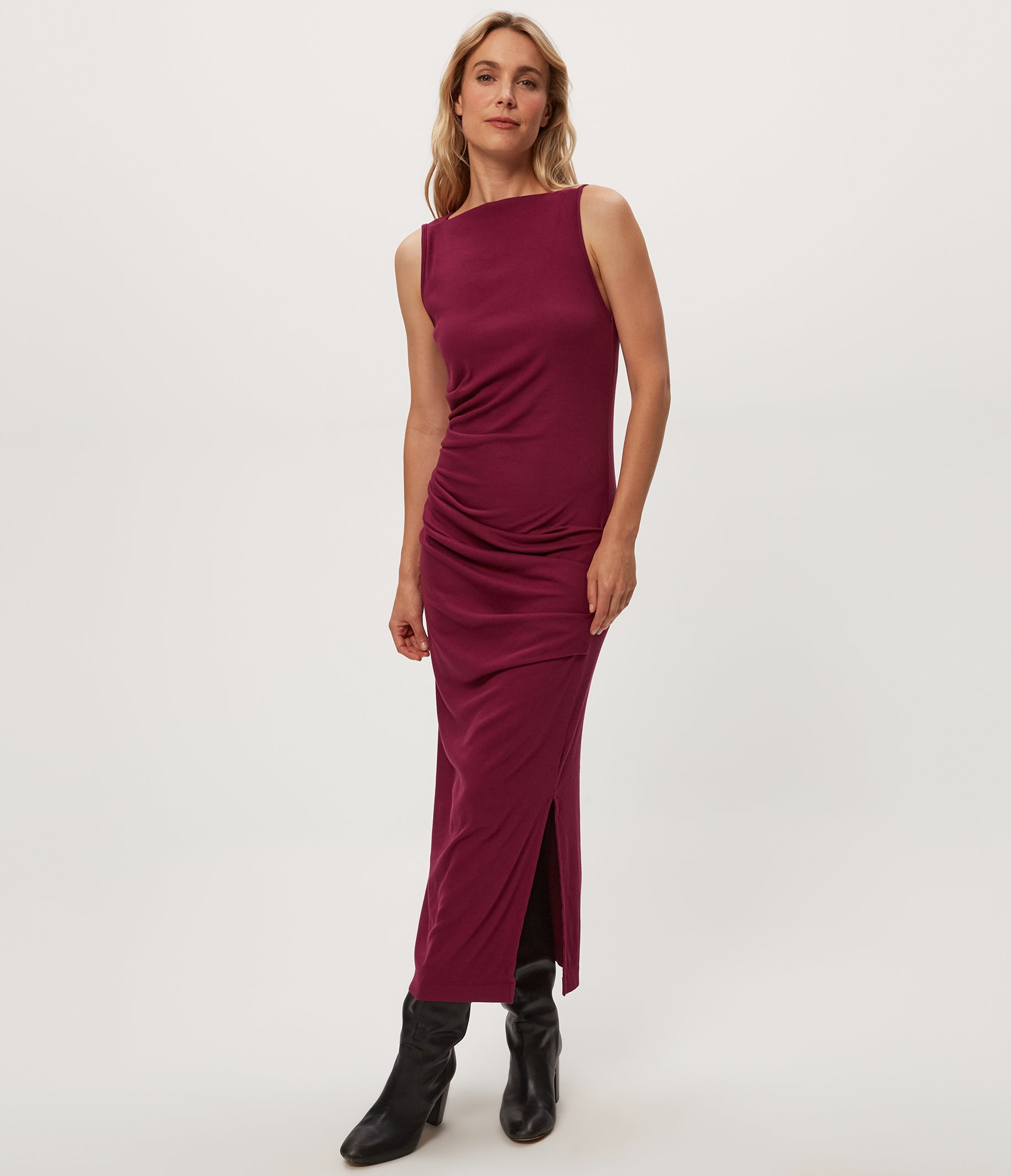 Reign Midi Pleated Dress