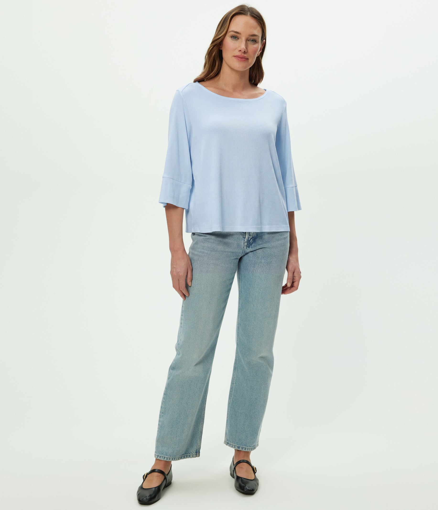 Rosalynn Boat Neck Tee