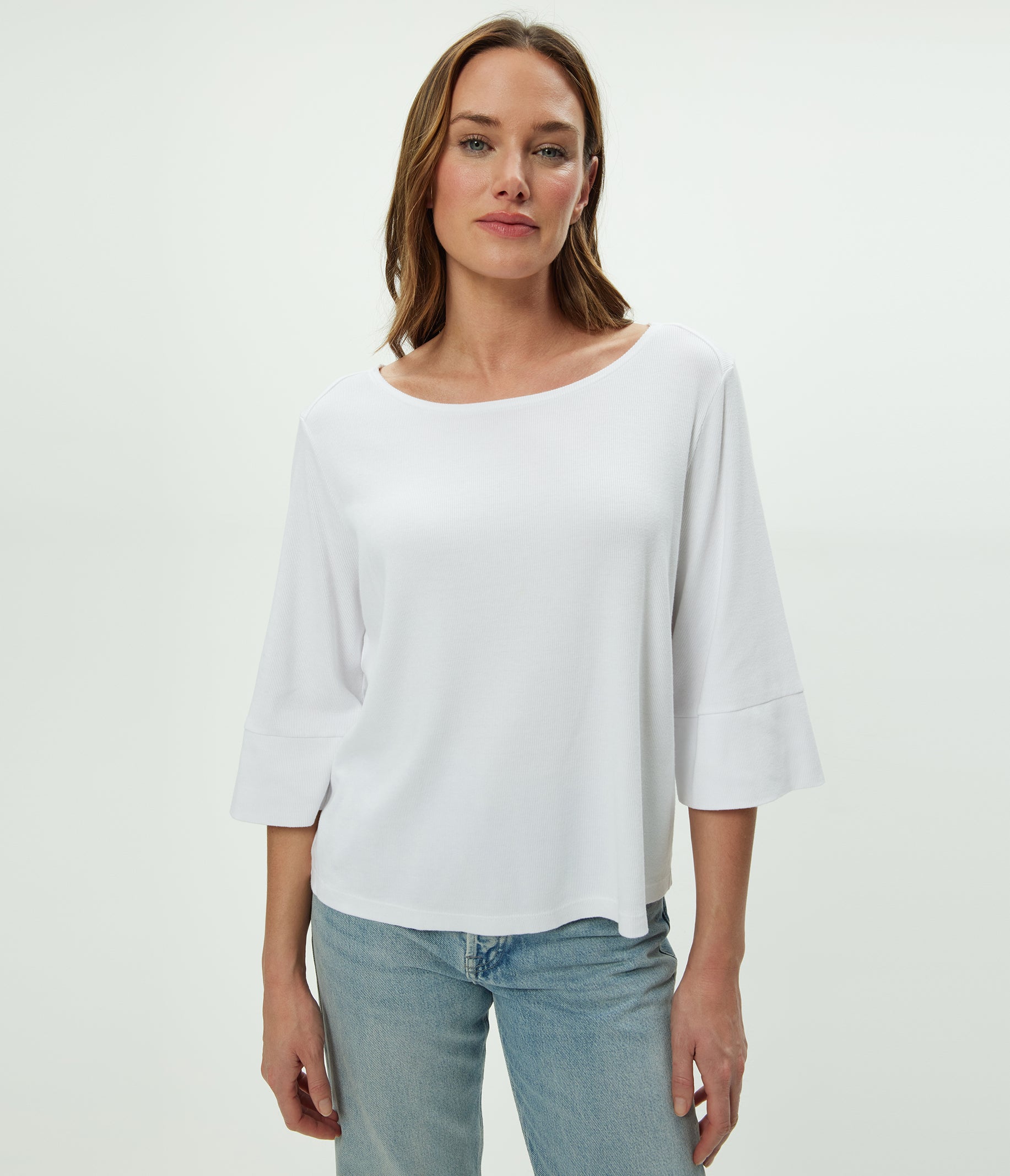 Rosalynn Boat Neck Tee