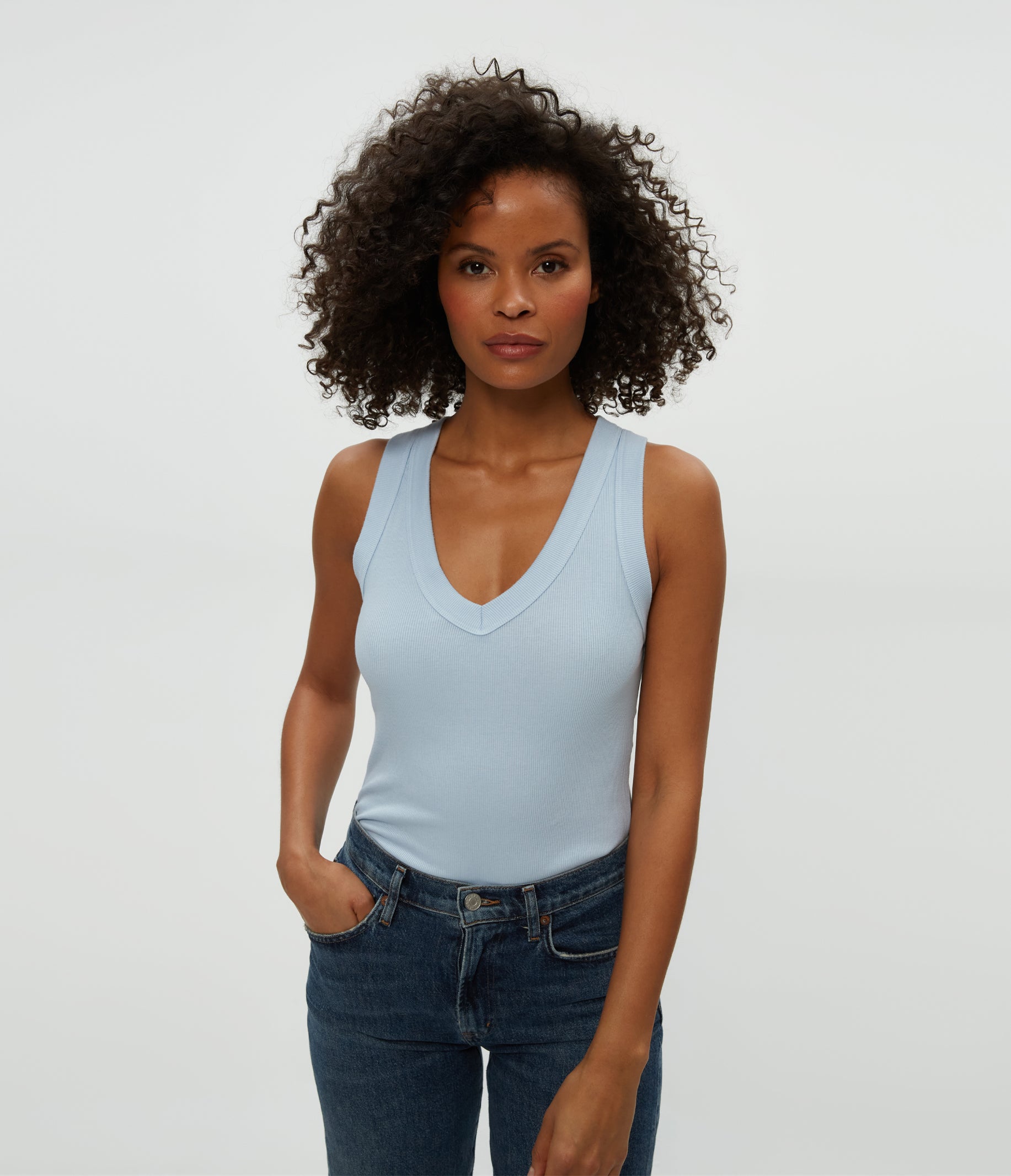 (取寄) マイケル スターズ レディース マイリー タンク Michael Stars women Miley Tank White Women's Michael Stars Miley Tank | Zappos.com