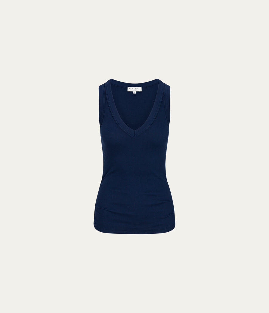 Blanche Ribbed Tank