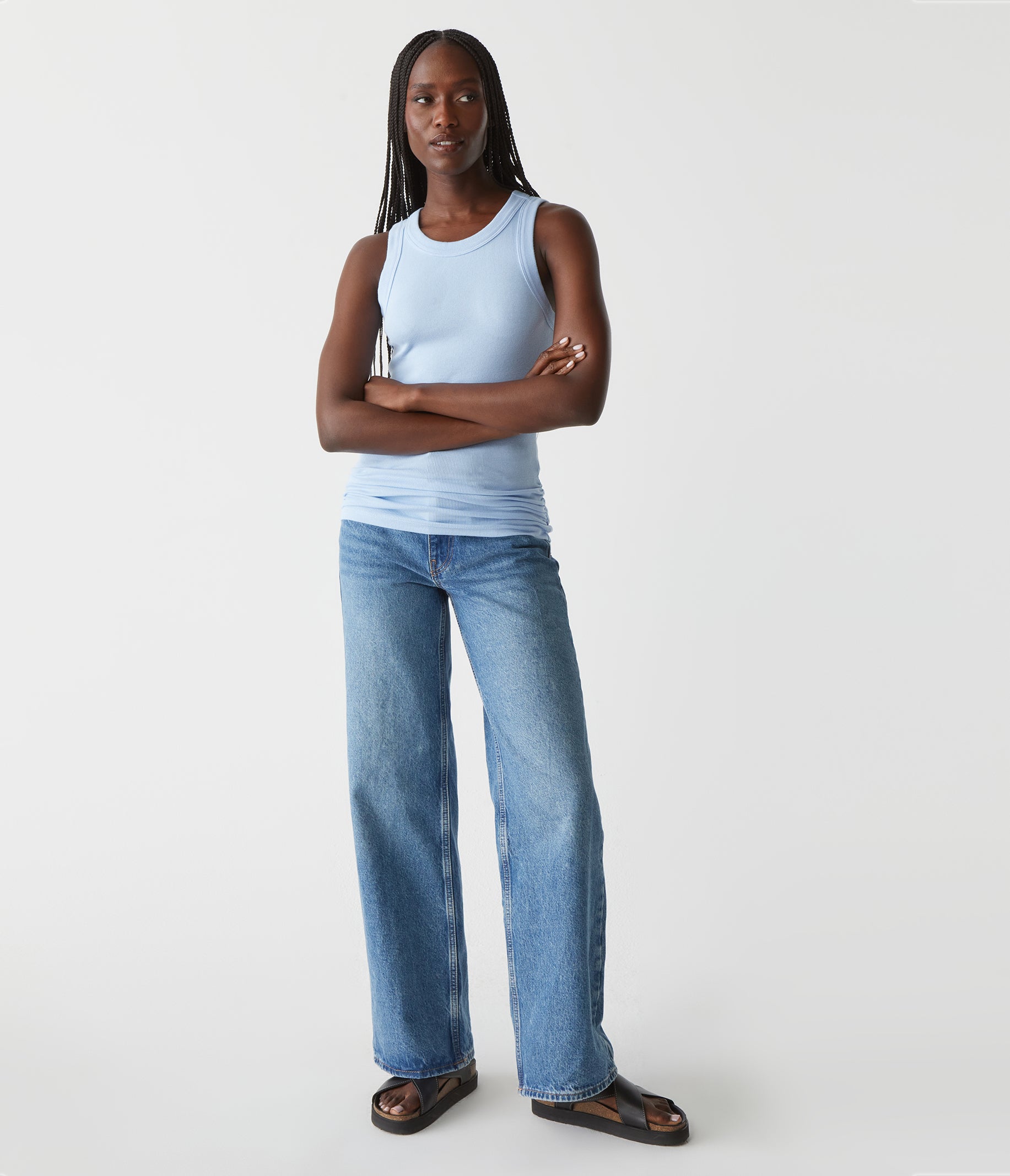 Michael stars cropped discount wide leg pant