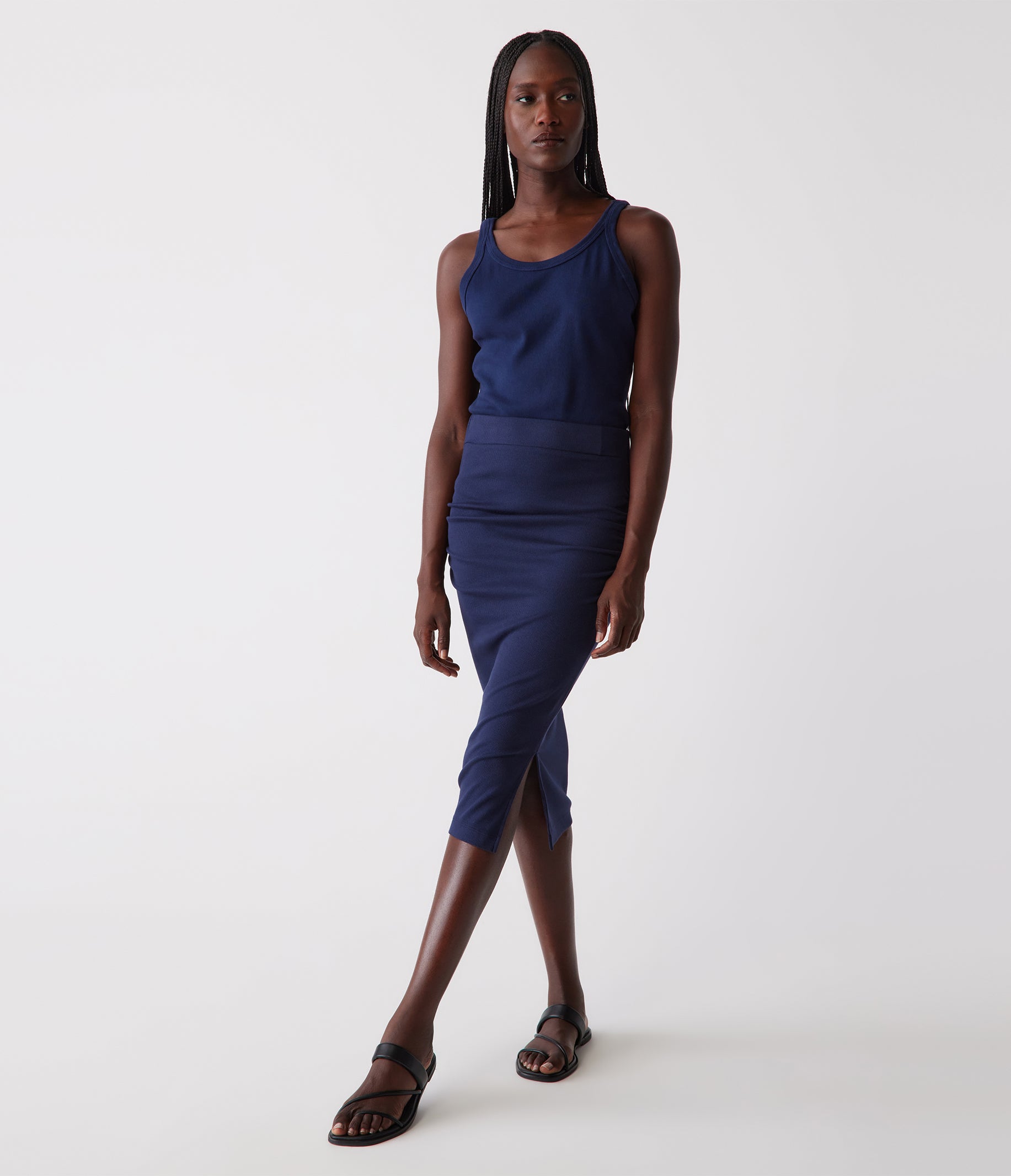 THE ROW MICHELET SKIRT NAVY ザロウ スカート - メルカリ