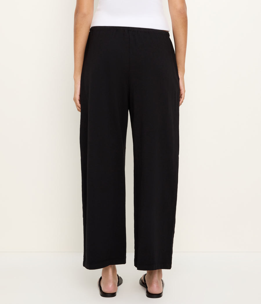 Liana Barrel Pant in Black Back View  #BLACK