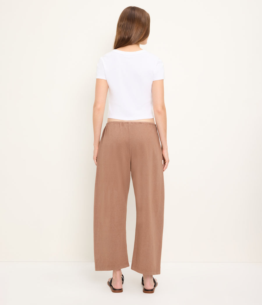 Liana Pant in QUICKSAND Brown Back View #QUICKSAND